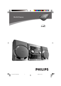 Manuale Philips FWC170 Stereo set