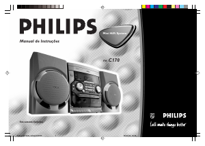 Manual Philips FWC170 Aparelho de som