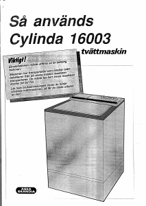 Bruksanvisning Cylinda 16003 Tvättmaskin