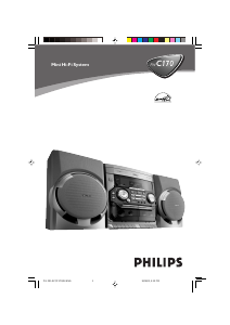 Manual de uso Philips FWC170 Set de estéreo