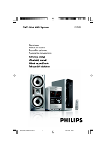 Návod Philips FWD831 Stereo súprava