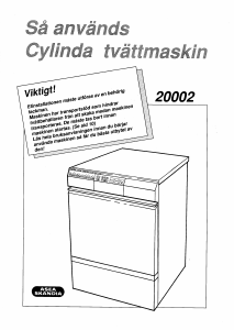 Bruksanvisning Cylinda 20002 Tvättmaskin