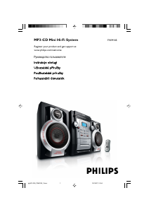 Manuál Philips FWM143 Stereo souprava