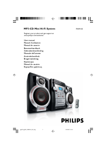 Manual Philips FWM143 Aparelho de som