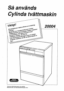 Bruksanvisning Cylinda 20004 Tvättmaskin