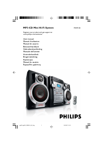 Käyttöohje Philips FWM143 Stereosetti