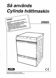 Bruksanvisning Cylinda 20605 Tvättmaskin