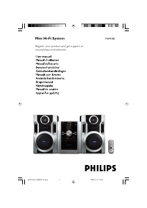 Manual Philips FWM185 Aparelho de som