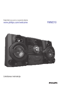 Rokasgrāmata Philips FWM210 Mūzikas centrs