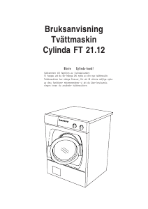Bruksanvisning Cylinda FT 21.12 Tvättmaskin