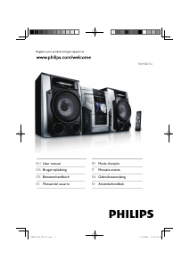 Manual de uso Philips FWM387 Set de estéreo