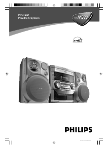 Manual Philips FWM390 Stereo-set