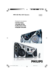 Manuál Philips FWM57 Stereo souprava