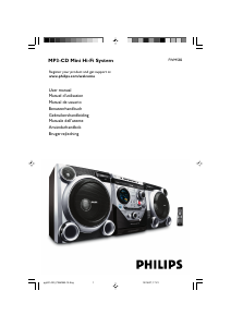 Bedienungsanleitung Philips FWM582 Stereoanlage