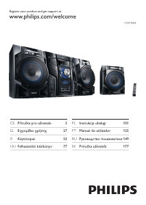 Manual Philips FWM608 Aparelho de som