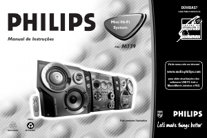 Manual Philips FWM779 Aparelho de som