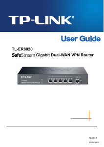 Manual TP-Link TL-ER6020 SafeStream Router