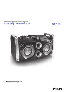 Rokasgrāmata Philips FWP2000 Mūzikas centrs