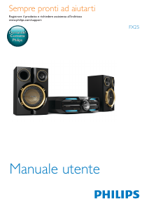 Manuale Philips FX25 Stereo set