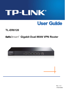 Manual TP-Link TL-ER6120 SafeStream Router