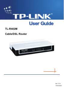 Manual TP-Link TL-R402M SafeStream Router