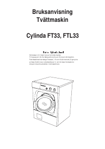 Bruksanvisning Cylinda FTL 33 Tvättmaskin