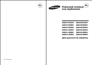 Instrukcja Samsung GN641FDXD1 Płyta do zabudowy