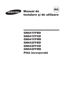 Manual Samsung GN641FFXD Plită