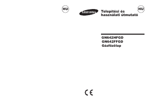 Használati útmutató Samsung GN642FFGD Főzőlap