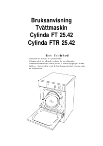 Bruksanvisning Cylinda FTR 25.42 Tvättmaskin