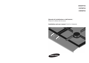 Manuale Samsung GN952IFXA Piano cottura