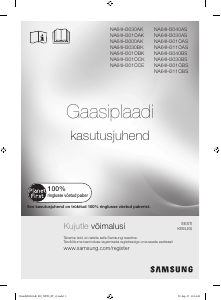 Kasutusjuhend Samsung NA64H3010AK/EO Pliidiplaat