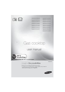 Handleiding Samsung NA64H3010BK/WT Kookplaat