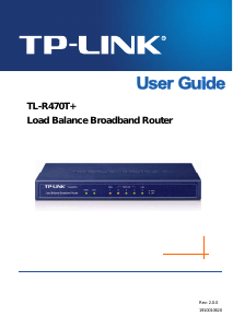 Handleiding TP-Link TL-R470T+ SafeStream Router