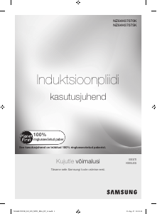 Kasutusjuhend Samsung NZ64H37075K/EO Pliidiplaat