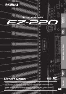 Manual Yamaha EZ-220 Digital Keyboard