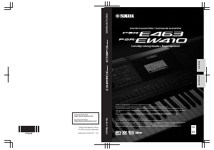 Kasutusjuhend Yamaha PSR-EW410 Digitaalne klaviatuur
