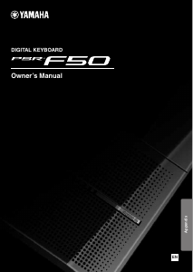 Manual Yamaha PSR-F50 Digital Keyboard
