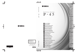 Manual de uso Yamaha P-45 Piano digital