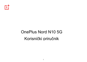 Priručnik 1+ Nord N10 5G Mobilni telefon
