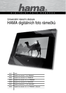 Manuál Hama 00090919 Premium Digitální fotorámeček