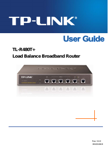 Handleiding TP-Link TL-R480T+ SafeStream Router