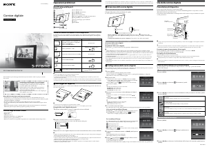 Manuale Sony DPF-C1000 Cornice digitale