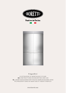 Manual Boretti FMD1851 Fridge-Freezer