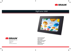 Mode d’emploi Braun DigiFrame 1060 Cadre photo numérique