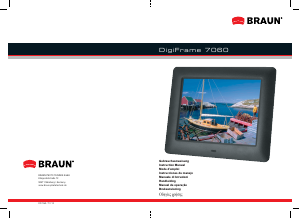 Mode d’emploi Braun DigiFrame 7060 Cadre photo numérique