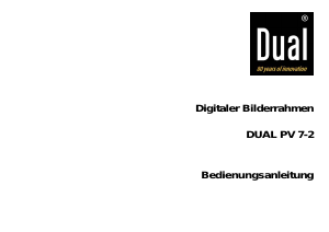 Bedienungsanleitung Dual PV 7-2 Digitaler bilderrahmen