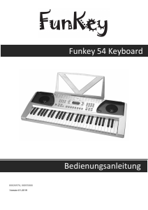 Handleiding FunKey 54 Keyboard