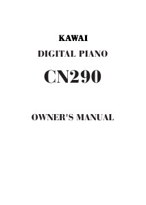 Handleiding Kawai CN290 Digitale piano