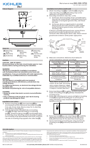 Manual de uso Kichler 84320CG Dombard Lámpara